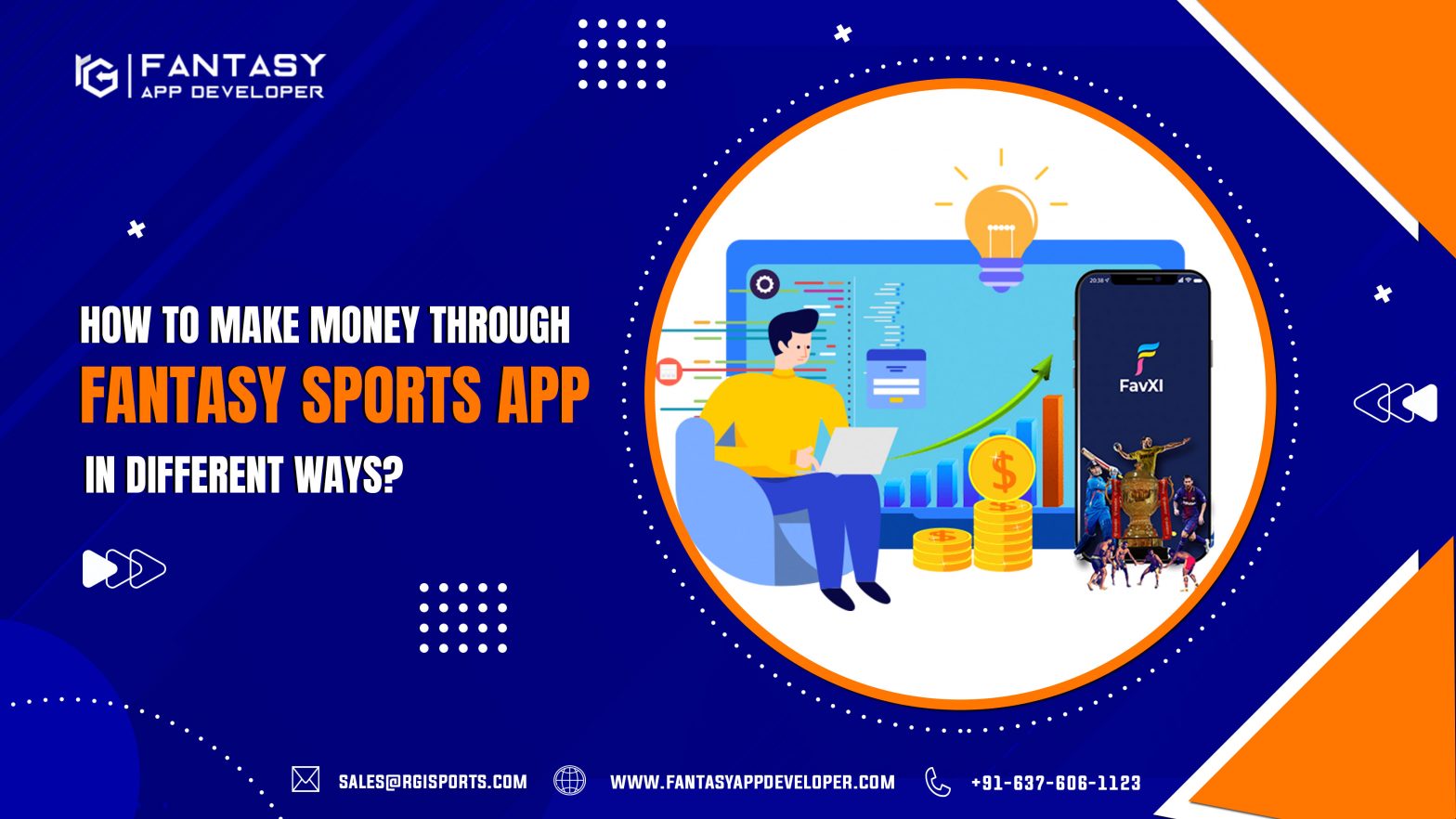 How to make money through Fantasy Sports App in different ways