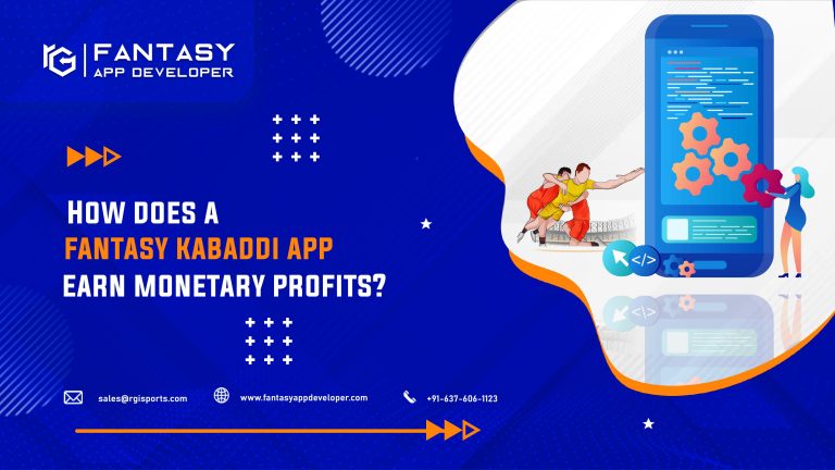 How does a fantasy kabaddi app earn monetary profits