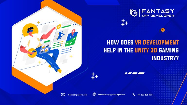 How does VR Development help in the Unity 3D gaming industry